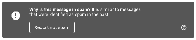 spam in gmail